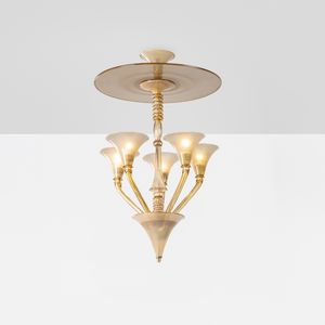 Napoleone Martinuzzi - Rara lampada a sospensione.