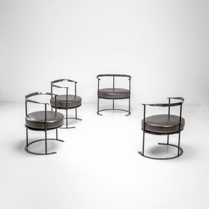 LUIGI CACCIA DOMINIONI - Quattro poltrone mod. P4 Catilina.