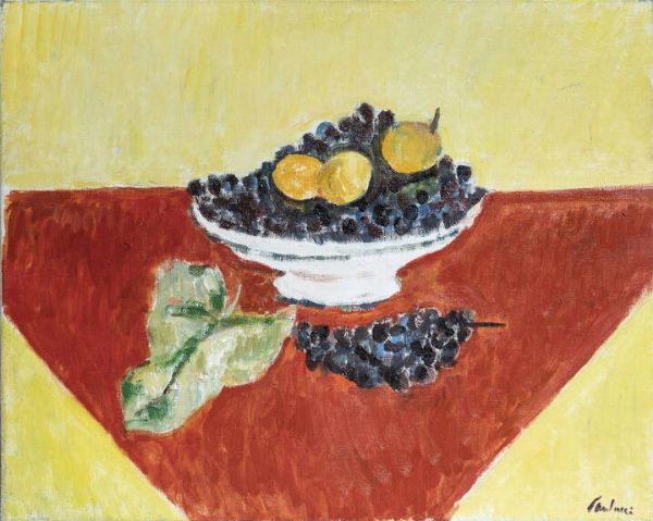 ENRICO PAULUCCI Genova 1901 - 1999 Torino : Natura morta  - Asta Dipinti e Sculture - Associazione Nazionale - Case d'Asta italiane