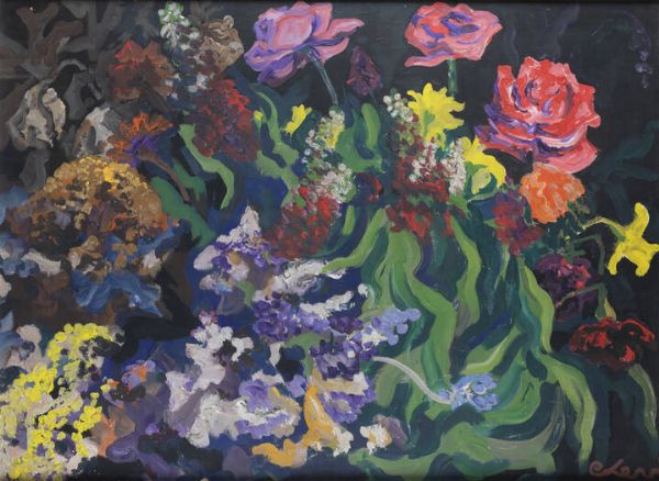 CARLO LEVI Torino 1902 - 1975 Roma : Fiori 1964  - Asta Dipinti e Sculture - Associazione Nazionale - Case d'Asta italiane