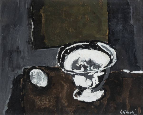 GIORGIO CELIBERTI Udine 1929 : Natura morta  - Asta Dipinti e Sculture - Associazione Nazionale - Case d'Asta italiane