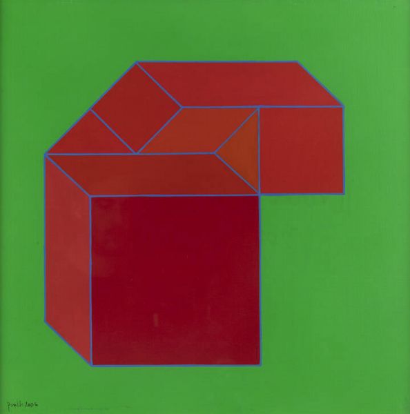 ACHILLE PERILLI Roma 1927 - 2021 Orvieto (TR) : Il verde della vita 2006  - Asta Dipinti e Sculture - Associazione Nazionale - Case d'Asta italiane