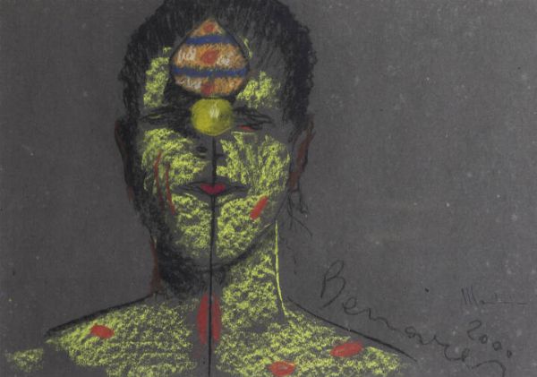 ALDO MONDINO Torino 1938 - 2005 : Benares 2000  - Asta Dipinti e Sculture - Associazione Nazionale - Case d'Asta italiane