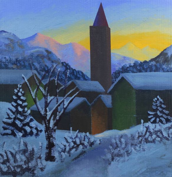 SALVO (Mangione Salvatore) Leonforte (EN) 1947 - 2015 Torino : Senza titolo  - Asta Dipinti e Sculture - Associazione Nazionale - Case d'Asta italiane