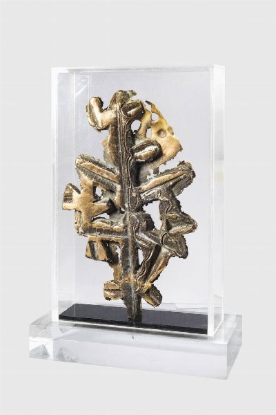 UMBERTO MASTROIANNI Fontana Liri (FR) 1910 - 1998 Marino (Roma) : Senza titolo  - Asta Dipinti e Sculture - Associazione Nazionale - Case d'Asta italiane