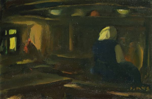 ITALO MUS Chatillon (AO) 1892 - 1967 St.Vincent (AO) : Valery 1962  - Asta Dipinti e Sculture - Associazione Nazionale - Case d'Asta italiane