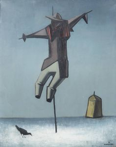 PIETRO MORANDO Alessandria 1892 - 1980 - Spaventapasseri