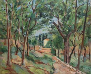 ENRICO PAULUCCI Genova 1901 - 1999 Torino - Paesaggio 1938