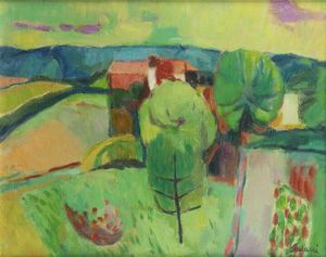 ENRICO PAULUCCI Genova 1901 - 1999 Torino - Colline in Piemonte 1978