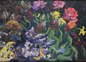 CARLO LEVI Torino 1902 - 1975 Roma - Fiori 1964