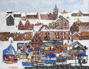 FRANCESCO TABUSSO Sesto San Giovanni (MI) 1930 - 2012 Torino - Nevicata 2010