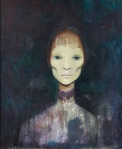 ENRICO COLOMBOTTO ROSSO Torino 1925 - 2013 Casale Monferrato (AL) - Figura femminile