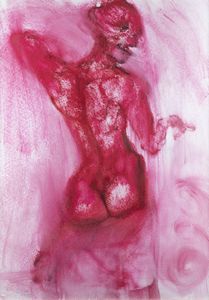 ENRICO COLOMBOTTO ROSSO Torino 1925 - 2013 Casale Monferrato (AL) - Figura rossa