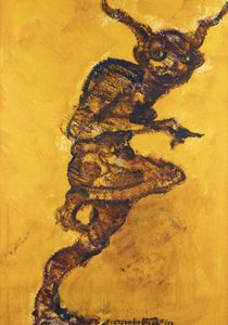 ENRICO COLOMBOTTO ROSSO Torino 1925 - 2013 Casale Monferrato (AL) - Un fauno per Egidio