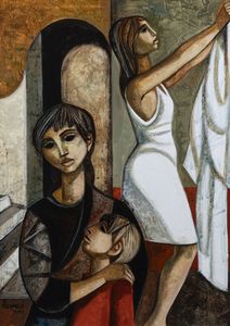 LUCIO RANUCCI Perledo (LC) 1925-2017 - La pi giovane madre del villaggio 2003