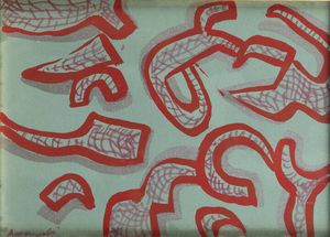 CARLA ACCARDI Trapani 1924 - 2014 Roma - Verde rosso oro 1994