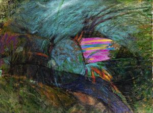 GIANNI DOVA Roma 1925 - 1991 Milano - Fuochi 1989