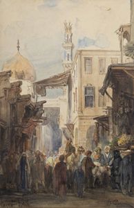 ALBERTO PASINI Busseto (PR) 1826 - 1899 Torino - Il Cairo