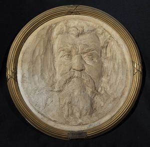 LEONARDO BISTOLFI Casale Monferrato (AL) 1859 -1933 La Loggia (TO) - Ritratto di Francesco Papotti