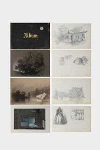 ALBERTO PASINI Busseto (PR) 1826 - 1899 Torino - Taccuino di 24 disegni