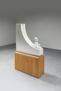 ENZO SCIAVOLINO Valledolmo (Pa) 1937 - Bambino sullo scivolo