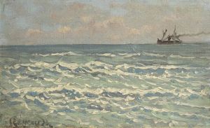 ENRICO REYCEND Torino 1855 - 1928 - Marina