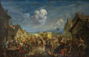 LUIGI ONETTI L (AL) 1876 - 1968 Torino - Borgo nordico 1938