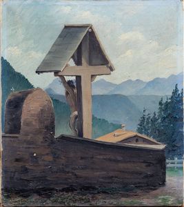 MARIO TOZZI Fossombrone (PS) 1895 - 1979 Saint-Jean-du-Gard (Francia) - Il Cristo 1912