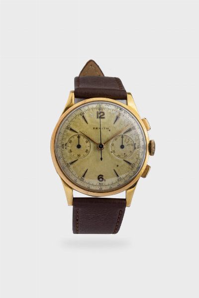 ZENITH : Mod. Chronograph  ref.484515  anni '50  - Asta Orologi - Associazione Nazionale - Case d'Asta italiane