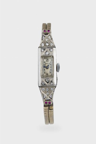 DRIVA : Mod. Lady Dress Watch  anni '20  - Asta Orologi - Associazione Nazionale - Case d'Asta italiane