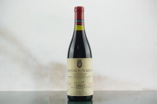 Bonnes Mares Domaine Comte Georges de Vogüé 2003  - Asta Smart Wine 2.0 | Christmas Edition - Associazione Nazionale - Case d'Asta italiane