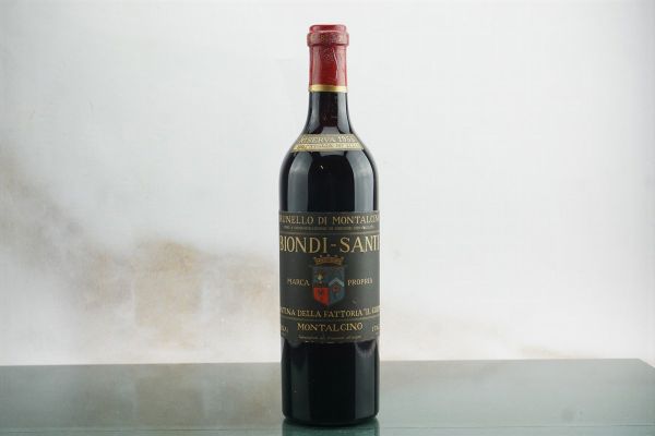 Brunello di Montalcino Riserva Biondi Santi 1955  - Asta Smart Wine 2.0 | Christmas Edition - Associazione Nazionale - Case d'Asta italiane