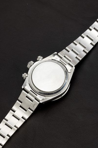 ROLEX : Raro Cosmograph Daytona ref 6263 in acciaio tasti a vite, carica manuale, ghiera tachimetrica in bachelite, quadrante argent�, contatori neri e bracciale Oyster  - Asta Orologi da Polso - Associazione Nazionale - Case d'Asta italiane