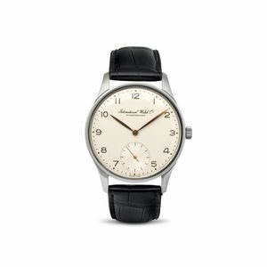 IWC - Raro Portoghese oversize edizione limitata 233/1000 in acciaio, quadrante argent� con numeri Arabi, fondo a vista