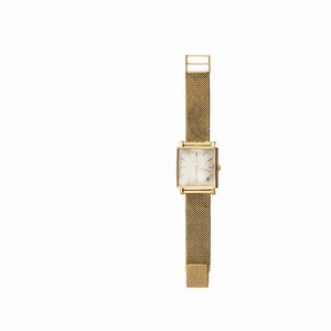 ZENITH - Stellina Carr� in oro giallo 18k, carica manuale con bracciale in oro giallo 18k maglia Milano