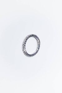 ETERNEL - Peso gr 2 3 Misura 14 in oro bianco con diamanti taglio brillante per totali ct 0 70 ca  probabile colore G-H  [..]