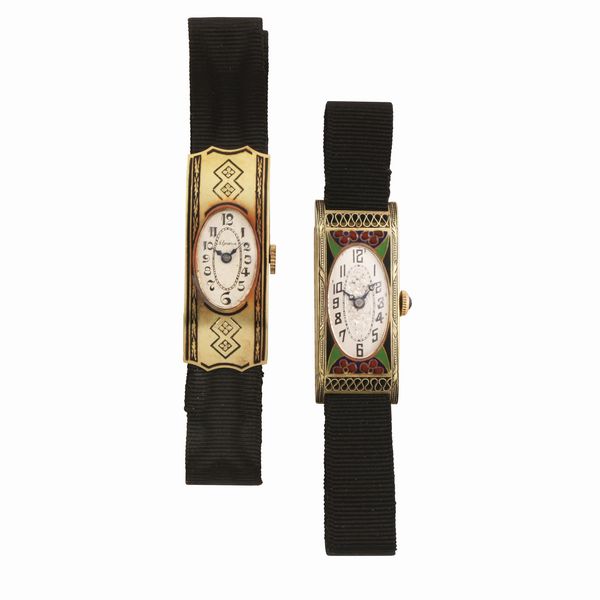Set di orologi in oro Alpina e Invicta  - Asta Gioielli & Objets de Vertu - Associazione Nazionale - Case d'Asta italiane