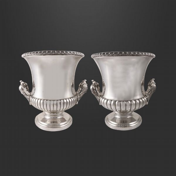 DUE PORTA CHAMPAGNE, R. MIRACOLI  - Asta Gioielli & Objets de Vertu - Associazione Nazionale - Case d'Asta italiane