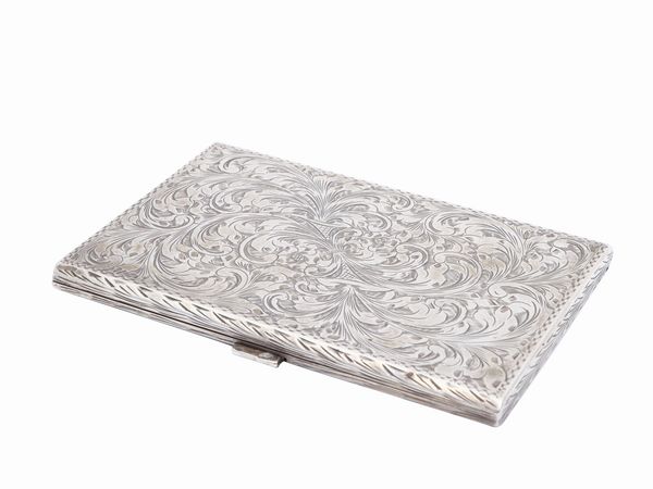 Scatola portasigarette in argento  - Asta Una casa fiorentina. Tra tradizione e modernit L'argenteria - I  - Associazione Nazionale - Case d'Asta italiane