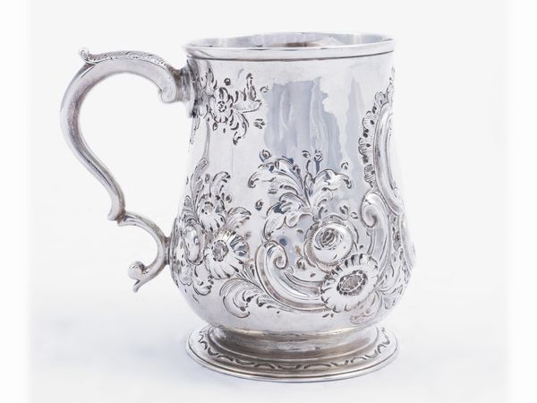 Boccale da collezione in argento, Londra 1767  - Asta Una casa fiorentina. Tra tradizione e modernit L'argenteria - I  - Associazione Nazionale - Case d'Asta italiane