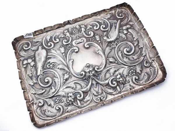 Vassoietto porta posta in argento  - Asta Una casa fiorentina. Tra tradizione e modernit L'argenteria - I  - Associazione Nazionale - Case d'Asta italiane