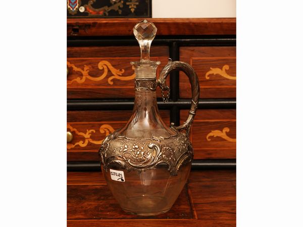 Due accessori per la tavola d'epoca in cristallo e argento  - Asta Una casa fiorentina. Tra tradizione e modernit L'argenteria - I  - Associazione Nazionale - Case d'Asta italiane