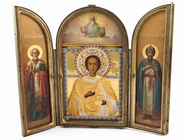 Trittico  - Asta Una casa fiorentina. Tra tradizione e modernit L'argenteria - I  - Associazione Nazionale - Case d'Asta italiane