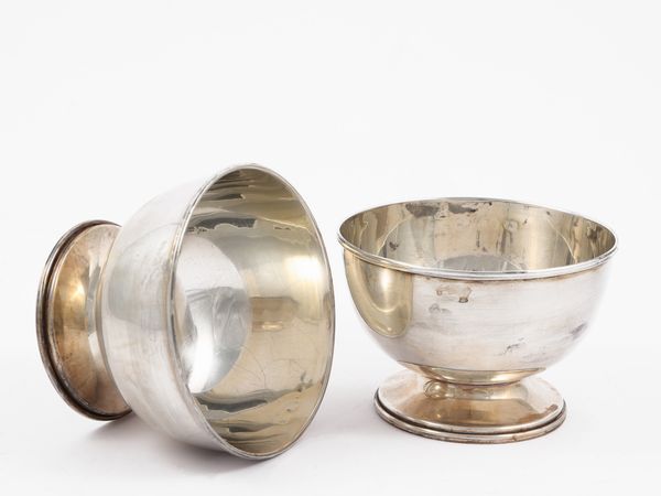 Serie di dieci coppette in argento, Brandimarte  - Asta Una casa fiorentina. Tra tradizione e modernit L'argenteria - I  - Associazione Nazionale - Case d'Asta italiane