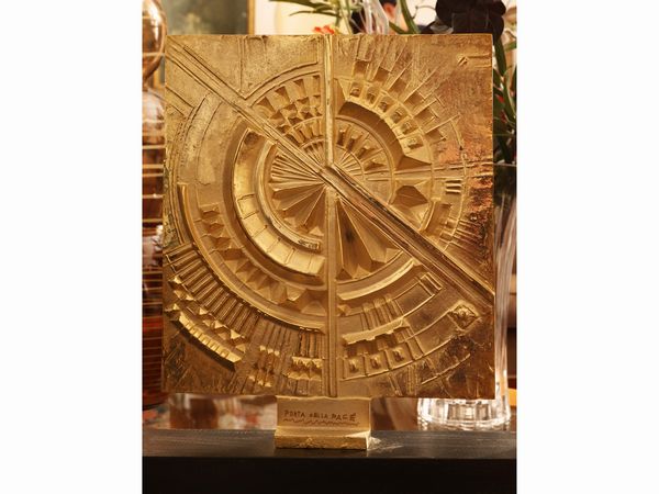 Giuseppe Calonaci : La porta della Pace  - Asta 	 Una casa fiorentina. Tra tradizione e modernit Arte moderna e contemporanea Raccolta di dipinti moderni e Design - II  - Associazione Nazionale - Case d'Asta italiane