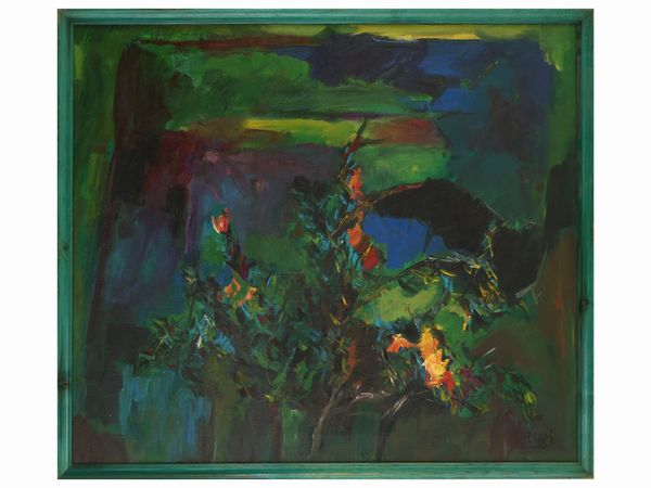 Paolo Lapi : Composizione  - Asta 	 Una casa fiorentina. Tra tradizione e modernit Arte moderna e contemporanea Raccolta di dipinti moderni e Design - II  - Associazione Nazionale - Case d'Asta italiane