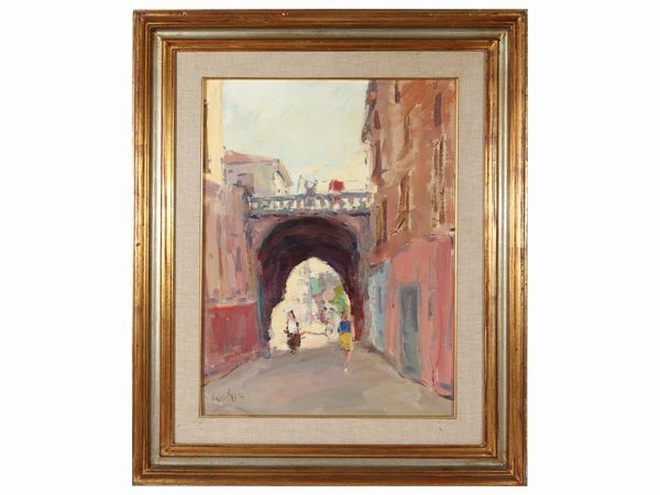 Gino Paolo Gori : Varazze 1969  - Asta 	 Una casa fiorentina. Tra tradizione e modernit Arte moderna e contemporanea Raccolta di dipinti moderni e Design - II  - Associazione Nazionale - Case d'Asta italiane