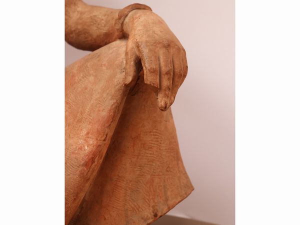 Giorgio Rossi : Donna con cornucopia 1930-1940  - Asta 	 Una casa fiorentina. Tra tradizione e modernit Arte moderna e contemporanea Raccolta di dipinti moderni e Design - II  - Associazione Nazionale - Case d'Asta italiane