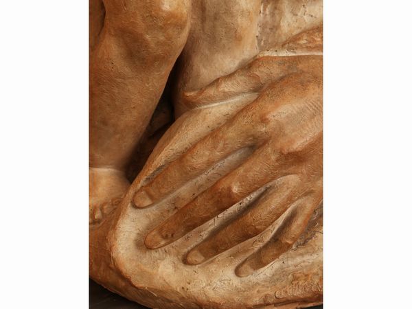 Giorgio Rossi : Madonna con Bambino 1938  - Asta 	 Una casa fiorentina. Tra tradizione e modernit Arte moderna e contemporanea Raccolta di dipinti moderni e Design - II  - Associazione Nazionale - Case d'Asta italiane