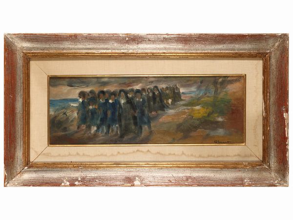 Lotto di dipinti  - Asta 	 Una casa fiorentina. Tra tradizione e modernit Arte moderna e contemporanea Raccolta di dipinti moderni e Design - II  - Associazione Nazionale - Case d'Asta italiane